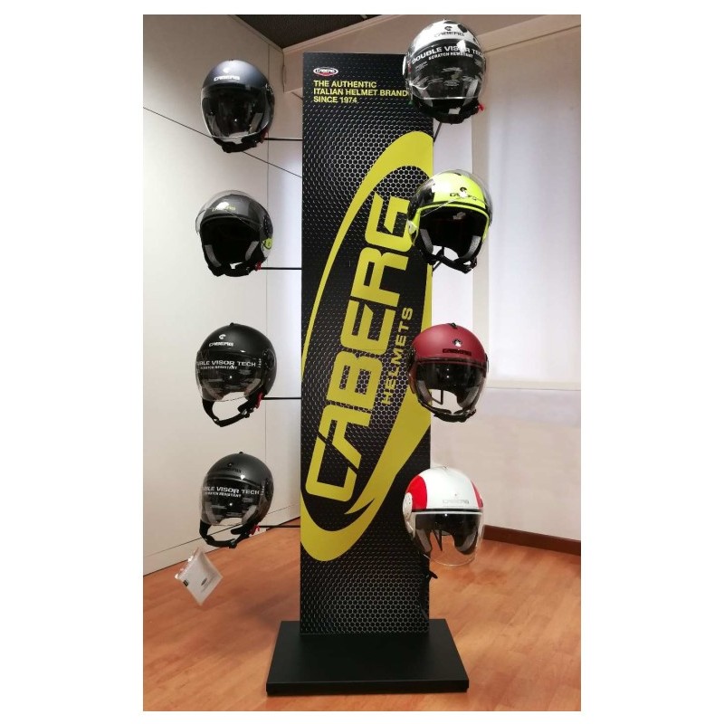 Stojak na 8 kasków Caberg - Wyjątkowa prezentacja i organizacja