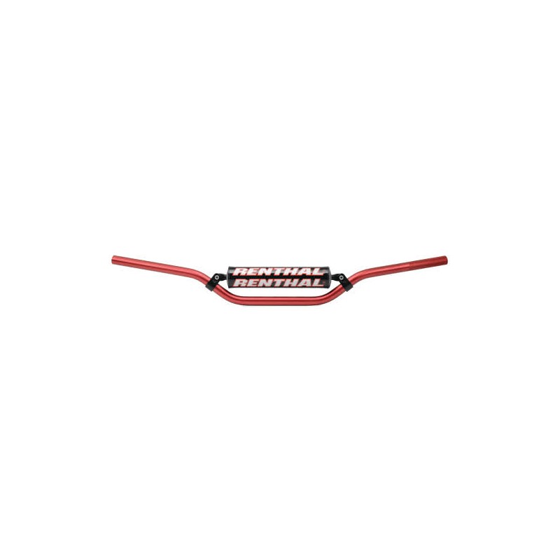 Renthal Kierownica 7/8 cala (22mm) MX Handlebar Red Reed / Windham Padded - Czerwony z Gąbką