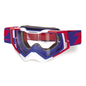 Okulary PROGRIP PG3309-147 TR RAPID Niebiesko/Czerwono/Białe - Antyrysikat, Bezparowanie