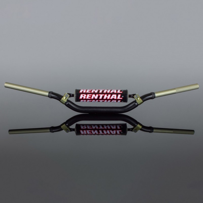 Renthal Kierownica 1,1/8 Cala (28,6mm) MX Twinwall 993 Handlebar Black KTM SX85 '13-: Husqvarna TE85 '13- Padded - Kolor Czarny