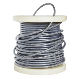 Przewód hamulcowy stalowy w oplocie - transparentny - 1 metr