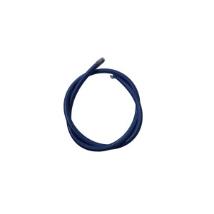 Przewód gumowy w nylonowym oplocie 5x10 mm niebieski - FREN TUBO 1MB