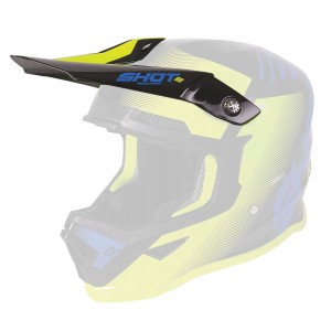 Wyprzedaż Daszka do Kasku Furious Trust Blue Neon Yellow Matt