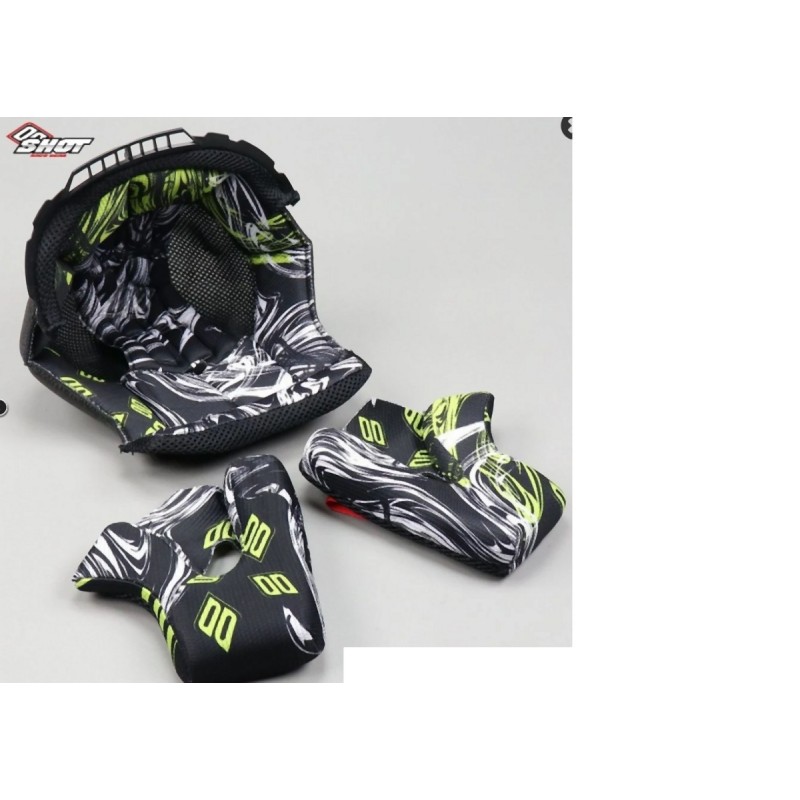 SHOT RACING WYPRZEDAŻ CZĘŚCI WYŚCIÓŁKA Z POLICZKAMI DO KASKU FURIOUS ROZMIAR L