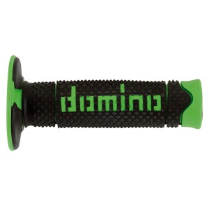 DOMINO MANETKI OFF ROAD DWUSKŁADNIKOWE CZARNY/ZIELONY - Gripy