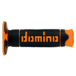 DOMINO MANETKI (GRIPY) OFF ROAD PYRAMID DWUSKŁADNIKOWE CZARNY/POMARAŃCZOWY