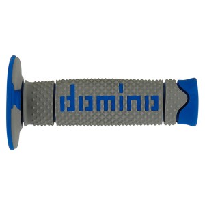 DOMINO MANETKI OFF ROAD DWUSKŁADNIKOWE SZARY/NIEBIESKI - Gripy