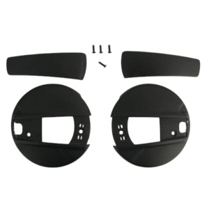 Caberg Części Pokrywa/Zaślepką/Klapka Mechanizmu Szczęki do Kasku Ghost/Ghost X Czarny Mat