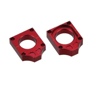 Napinacz tylnego osi Honda CR '98-'07, CRF 250 '04-'09, CRF 450 '02-'08 - czerwony