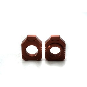 Napinacz tylnej osi KTM SX 85 '15-20, Husqvarna TC 85 '15-20 - kolor pomarańczowy (kpl.-2szt.) - promocja