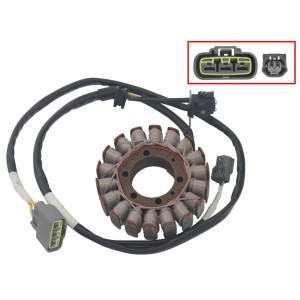 Uzwojenie alternatora stator Honda TRX 420 '14-'23 - OEM: 31120-HR3-A41, 31120-HR3-A42, 31120-HR3-HA1