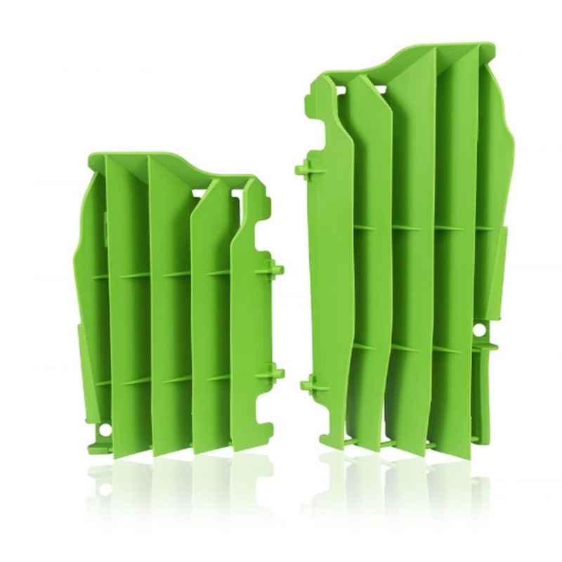 Osłona chłodnicy Kawasaki KXF 450 \'16-\'23 zielona - Kratki UFO