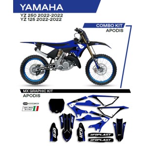 Naklejki okleinowe Yamaha YZ 125/250 '22 - czarne, wyprzedaż