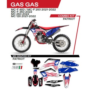 Naklejki okleinowe do motocykli Gas Gas MC 125, MC 250, MCF 250/350/450 - wyprzedaż