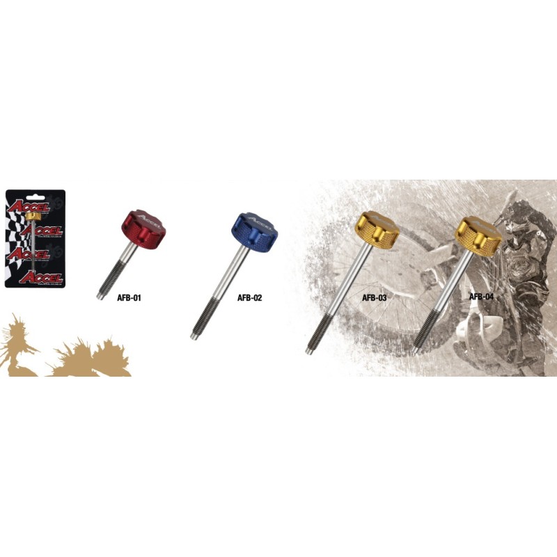 accel śruba filtra powietrza honda crf 250/450 r/x \'10-\'13 kolor czerwony - promocja