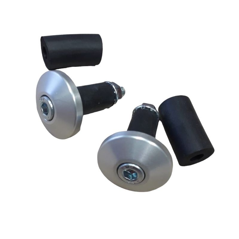 AKRYBIUS CIĘŻARKI KIEROWNICY SREBRNE KOMPLET