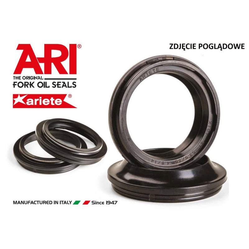 Uszczelniacze przedniego zawieszenia olejowe DC4Y-1 48x57,9x9/11,5 KTM SX 125/250 '19, Husqvarna TC 250 '19, FC 250