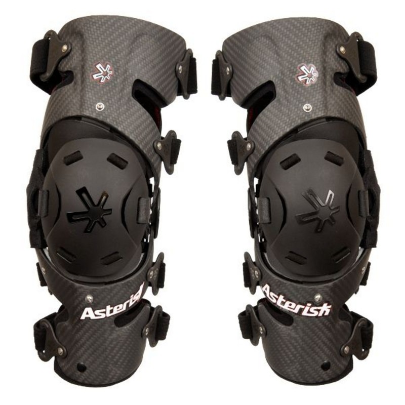 asterisk ortezy stawu kolanowego (para) model carbon cell 1.2 pro kolor czarny/carbon rozmiar l