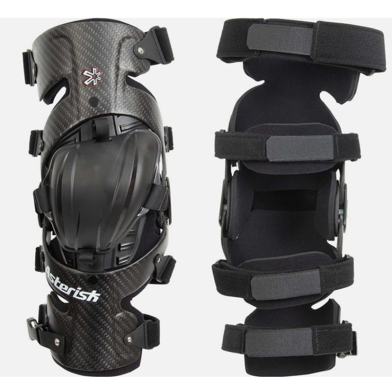Ortezy stawu kolanowego Carbon Cell Pro XL - Czarny/Carbon | Asterisk