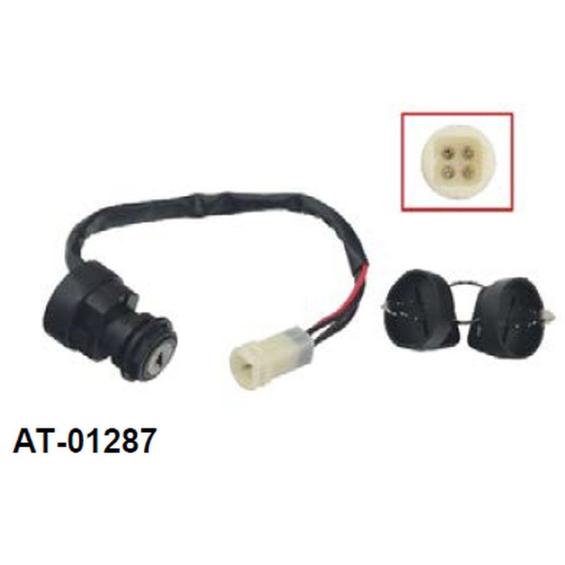 Stacyjka do quadów Yamaha YFM 80 Badger, YFA1 Breeze '86-'94, YFM 100 Champ '87-'91, YFM 225 Moto4 '86-'88, YFM 250/350 Grizz