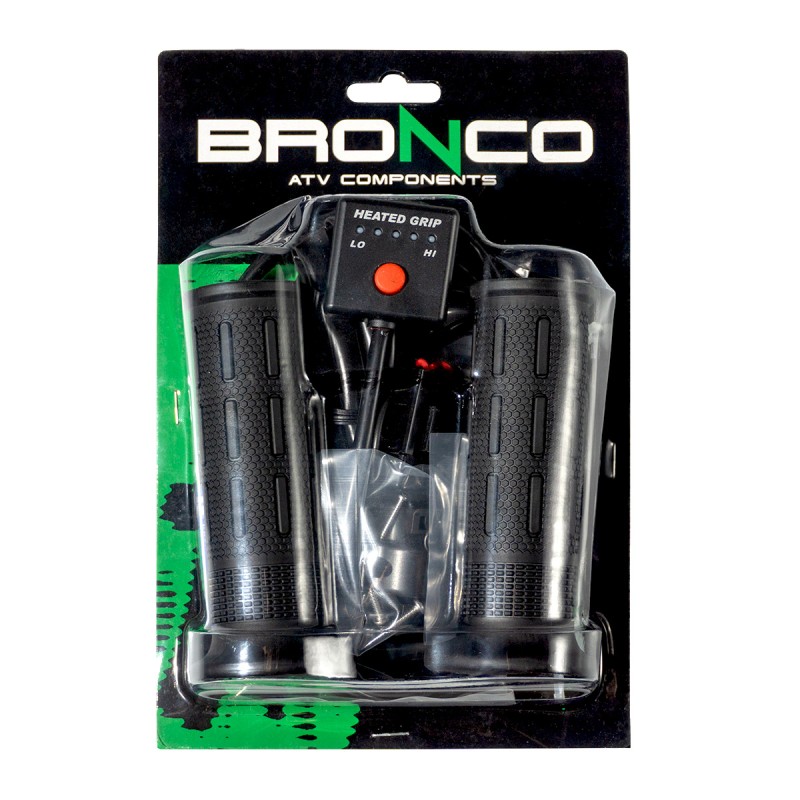 Manetki podgrzewane ATV + Podgrzewacz kciuka - czarny sterownik (EL)