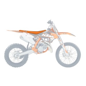 Pokrowiec / Poszycie na siedzenie KTM SX 85 '18-'23 Double Grip - Pomarańczowy Czarny