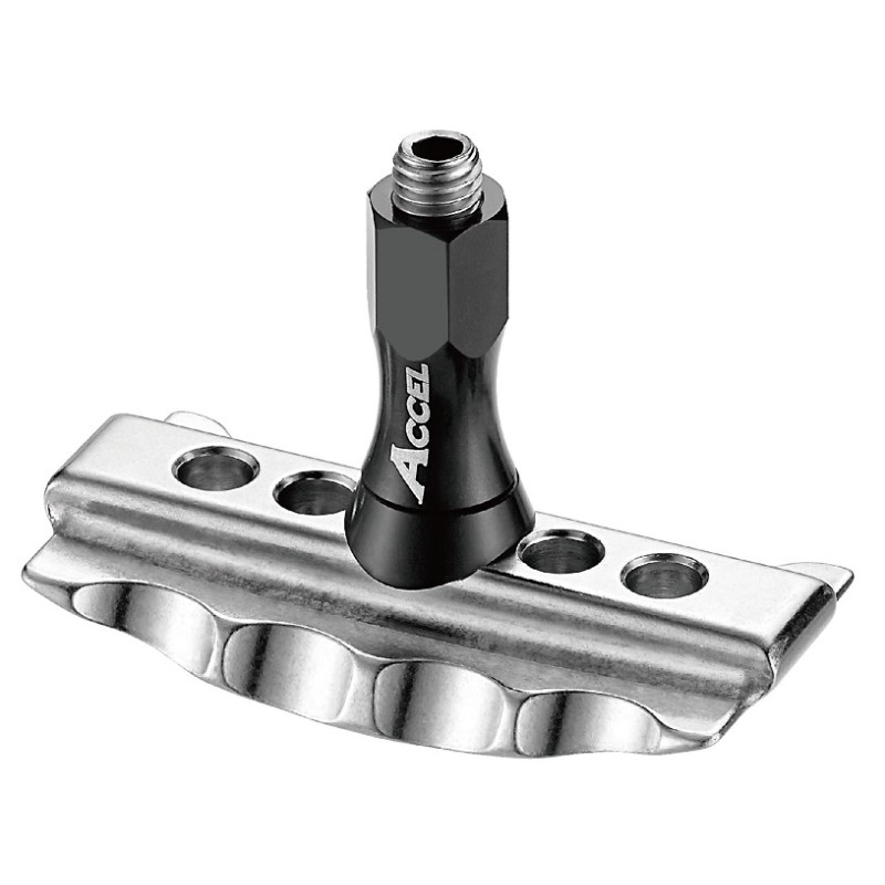 Trzymak opony 1,60 aluminiowy z nakrętką - wzmocniony