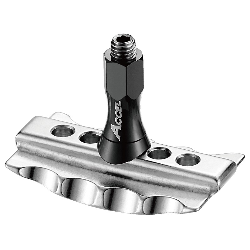 Trzymak opony 1,85 aluminiowy z nakrętką - wzmocniony