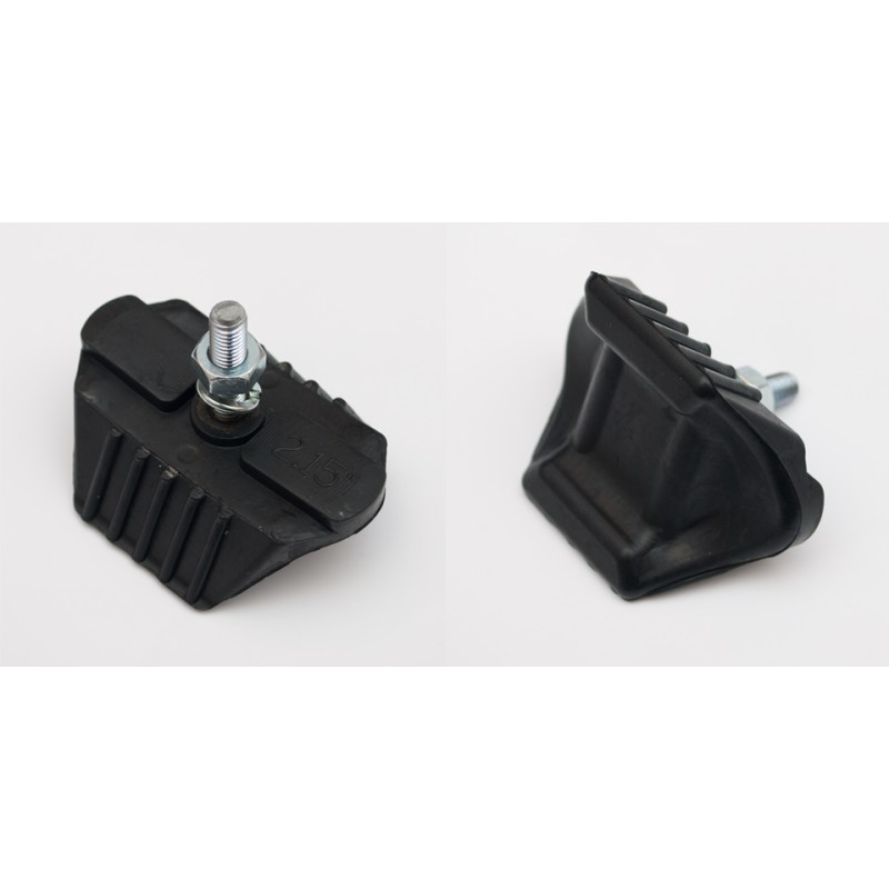 Trzymak opony 2,15 zalany gumą - czarny