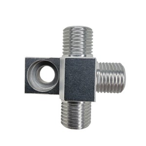 FREN TUBO TRÓJNIK DO PRZEWODÓW HAMULCOWYCH ALUMINIOWY