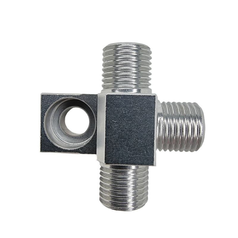 FREN TUBO TRÓJNIK DO PRZEWODÓW HAMULCOWYCH ALUMINIOWY