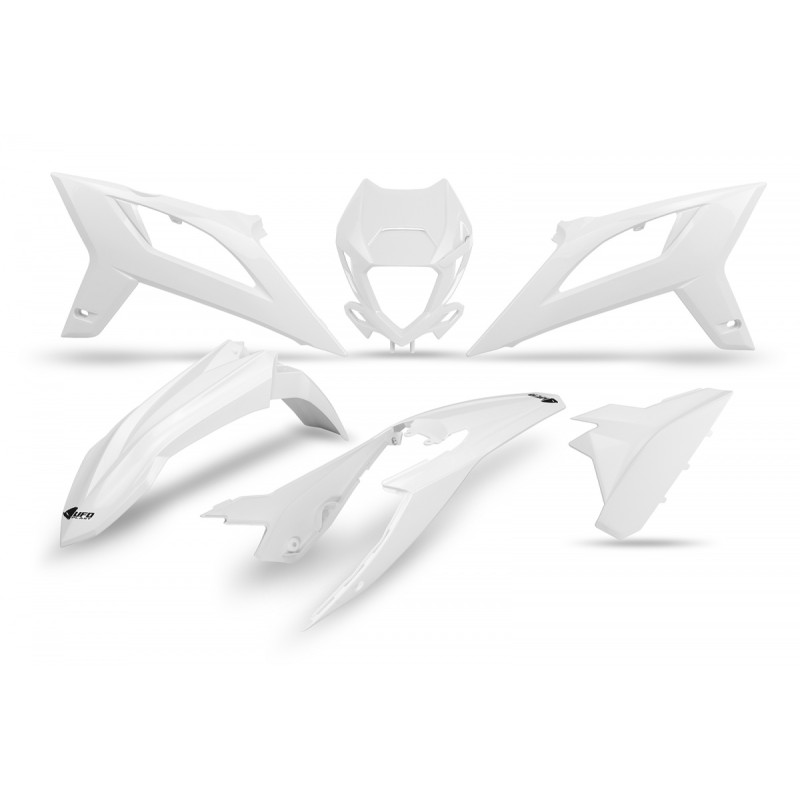 Komplet plastików UFO BETA RR 125/250/300/350/400/450 '20-'22 biały