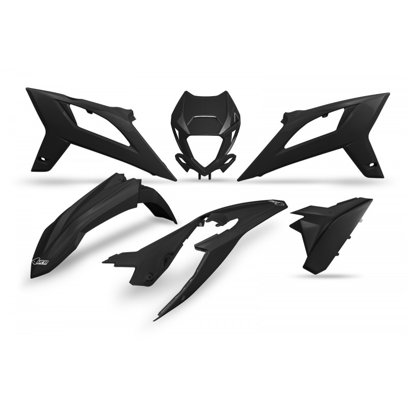 Komplet plastików UFO do BETA RR 125/250/300/350/400/450 '23-'24 - kolor czarny