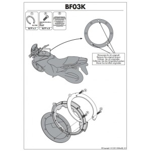 KAPPA MOCOWANIE TANKLOCK HONDA - idealne rozwiązanie do przewożenia bagażu na motocyklu
