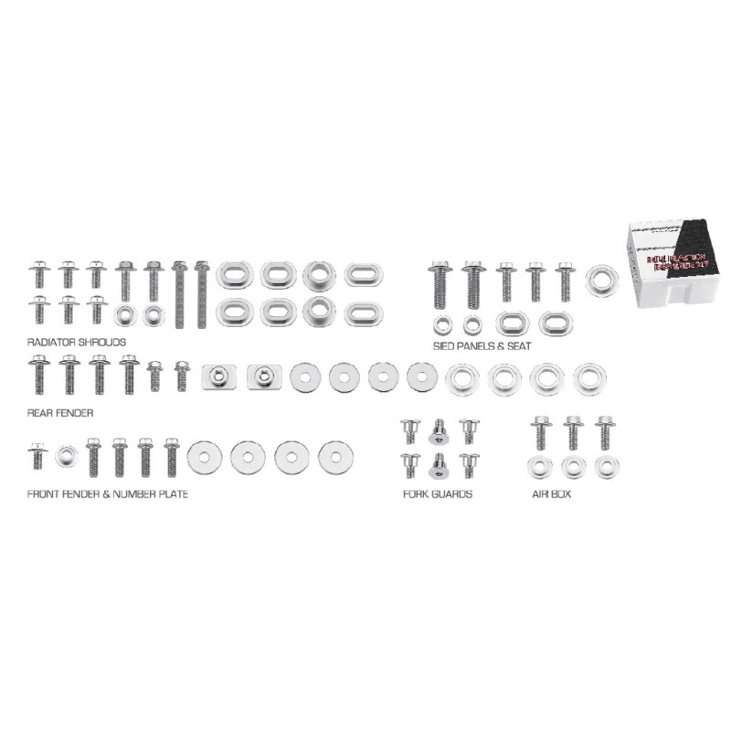 Komplet śrub do plastików Yamaha YZF 250/450 '14-'18 - BKF-203