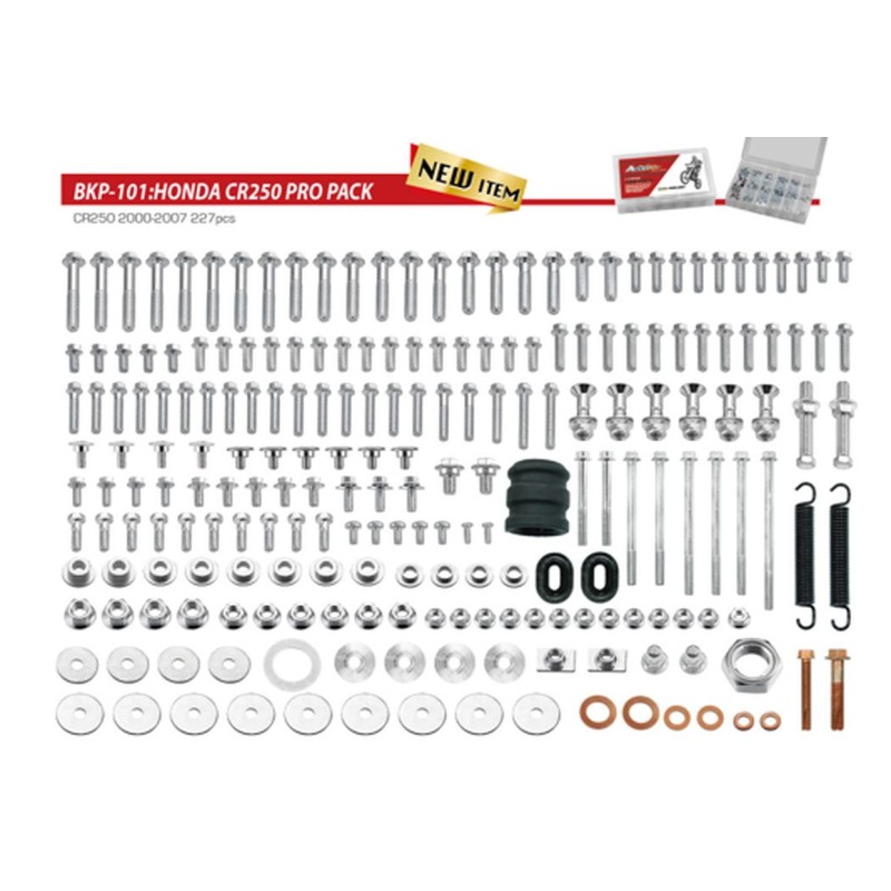 ACCEL KOMPLET ŚRUB PRO PACK FACTORY 2T (DUŻY) HONDA CR 250 '00-'07