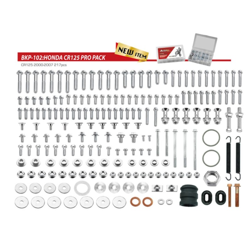 Komplet śrub pro pack do Honda CR 125 '00-'07 - duży rozmiar