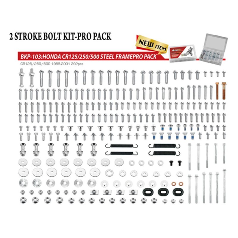 Komplet śrub Pro Pack Factory 2T do Honda CR 125/250/500 '85-'01