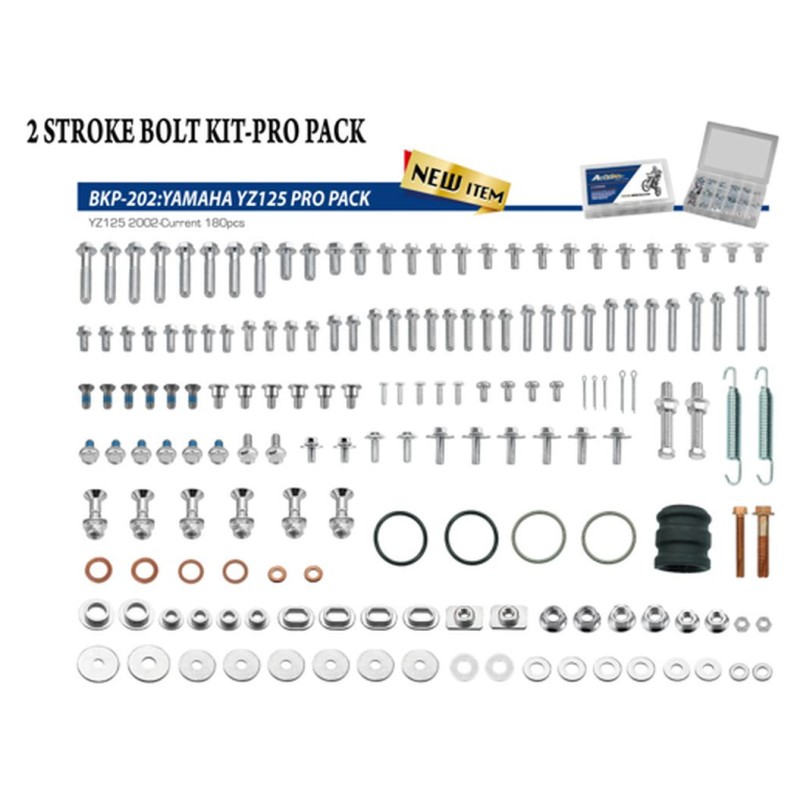 Komplet śrub Pro Pack Factory 2T Yamaha YZ 150 '02 - Duży