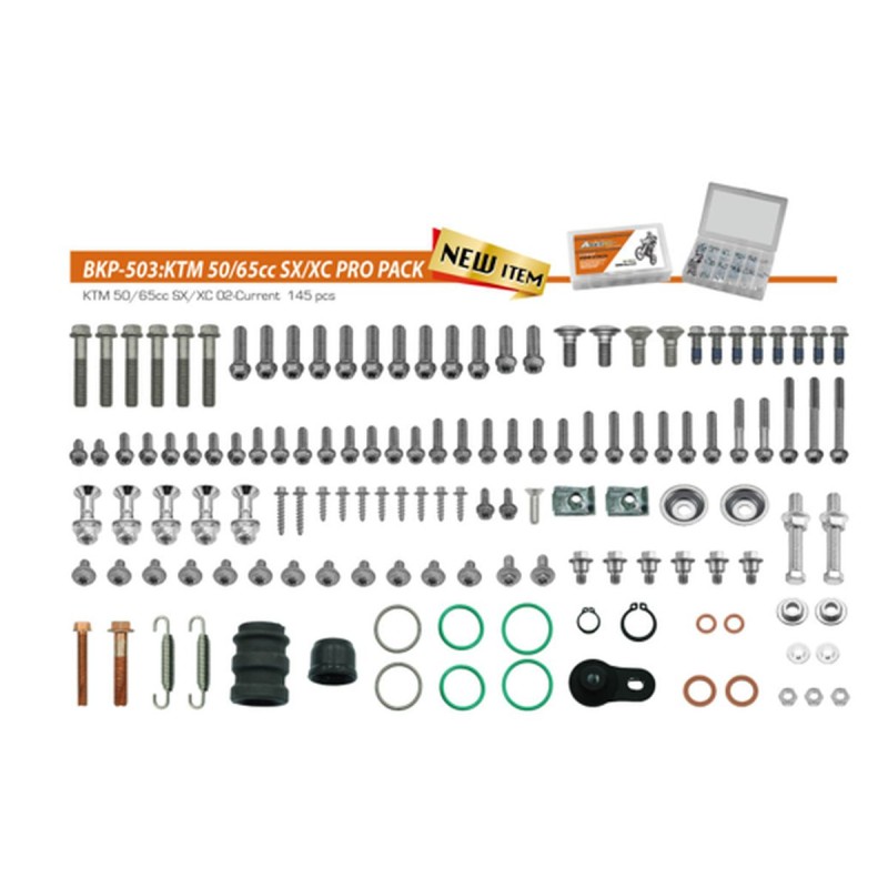Komplet śrub pro pack factory 2T (duży) KTM 50/65 SX/XC '02