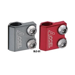 Uchwyt przewodu hamulcowego przedni do motocykli Honda/Yamaha - kolor czerwony