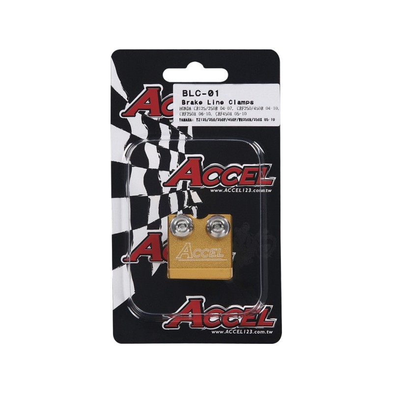 ACCEL UCHWYT PRZEWODU HAMULCOWEGO PRZÓD SUZUKI/YAMAHA - PROMOCJA