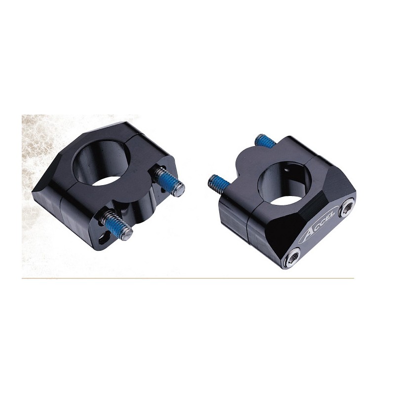 Mocowanie/podwyżka kierownicy 20mm czarna - doł-22,2/góra-28,6mm (BM-01BK22/28)