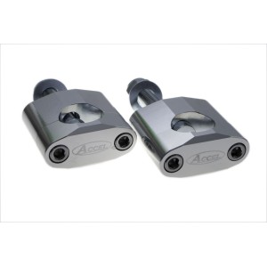 Mocowanie/podwyżka kierownicy 34mm srebrna - BM-02SV28