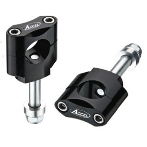 Mocowanie/podwyżki kierownicy 22,2mm wys. 34,7mm czarne BM-07BK22