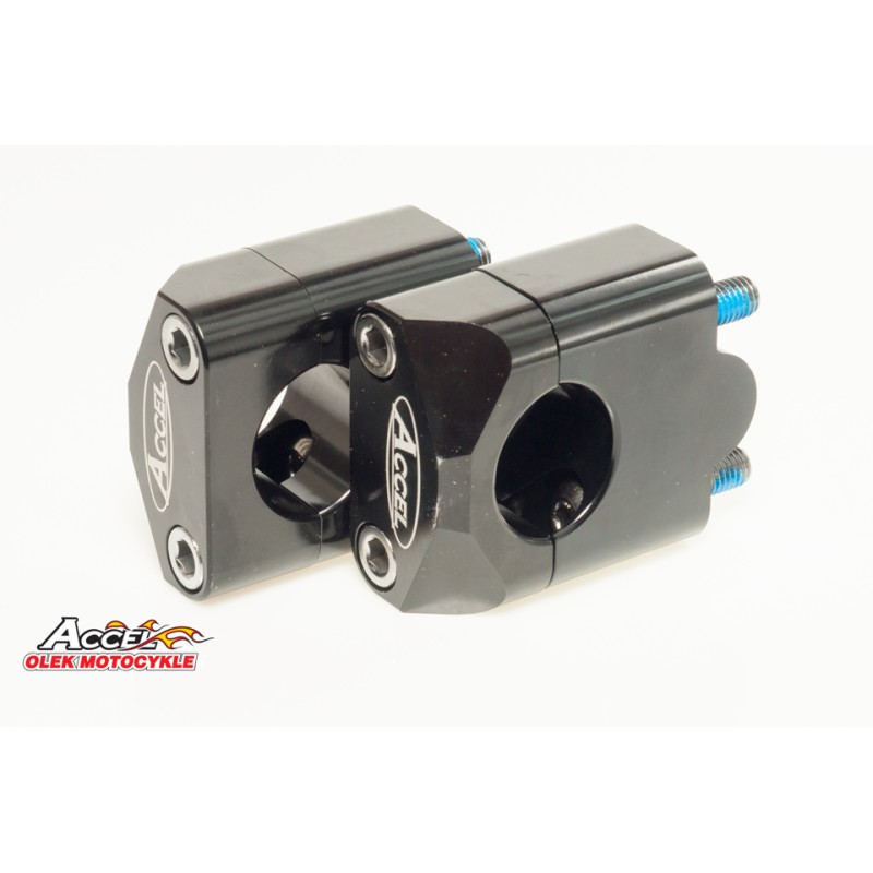 Mocowanie/podwyżki kierownicy 35mm kolor czarny