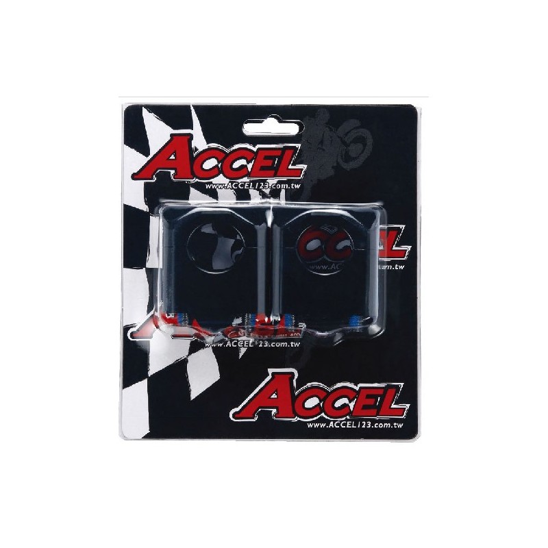 Mocowanie/podwyżka kierownicy 35mm czarna - BM-09BK28/28