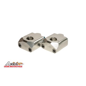 Mocowanie/podwyżki kierownicy 35mm srebrne BM-09SV22/22