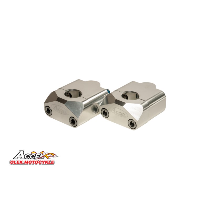 Mocowanie/podwyżki kierownicy 35mm srebrne BM-09SV22/22