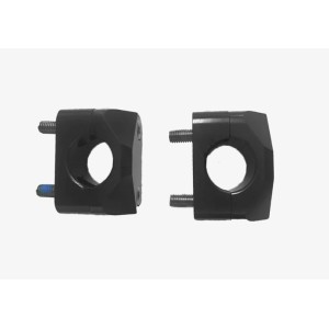 Mocowanie/podwyżka kierownicy 28,6mm wys. 20mm kolor czarny - BM-15BK28